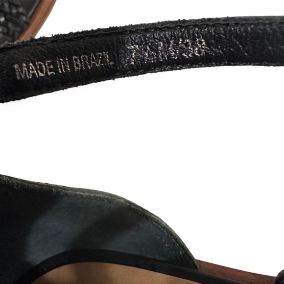 Lucky Brand Gladiator Woven ankle strap Skippir Heeled Sandal size 7.5 - Picture 7 of 8